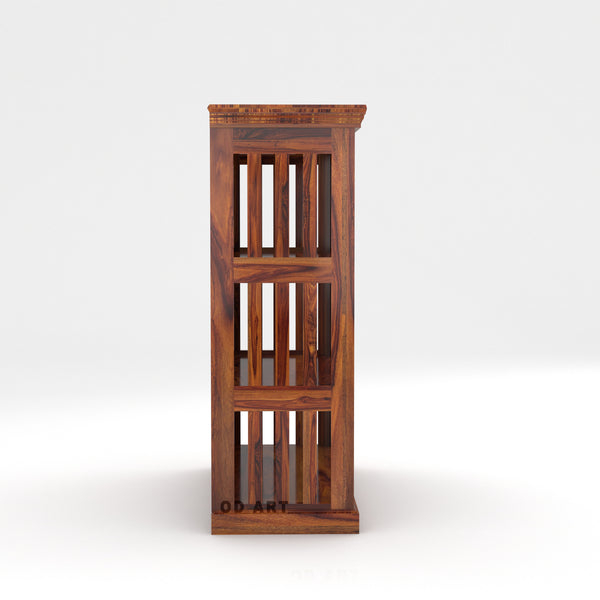 Small Size BookShelf for Bedroom, Office, Classroom, | Natural Finish | - Rajasthali Furniture 