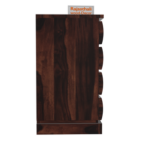 Oskar Solid Wood Five Drawer Chester in Honey Oak Finished Rajasthali Furniture - Rajasthali Furniture 