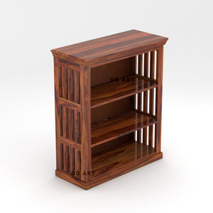 Small Size BookShelf for Bedroom, Office, Classroom, | Natural Finish | - Rajasthali Furniture 