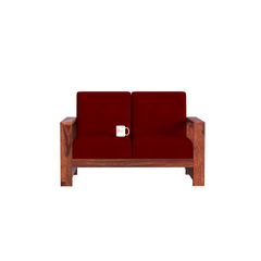 Ravishing Solid Wood 7 Seat (3+2+1+1) Sofa with Loose Upholstery in Natural finish