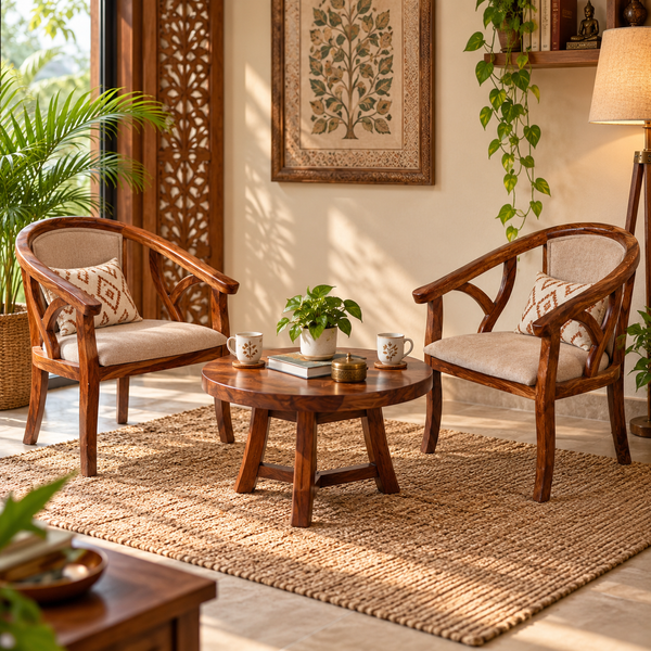 Aspen Solid Wood Lounge Chair