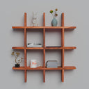 Solid Wood Wall Decor Floating Shelf Display Rack Decorative Hall Décor for Living Room - Rajasthali Furniture 