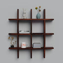 Solid Wood Wall Decor Floating Shelf Display Rack Decorative Hall Décor for Living Room - Rajasthali Furniture 