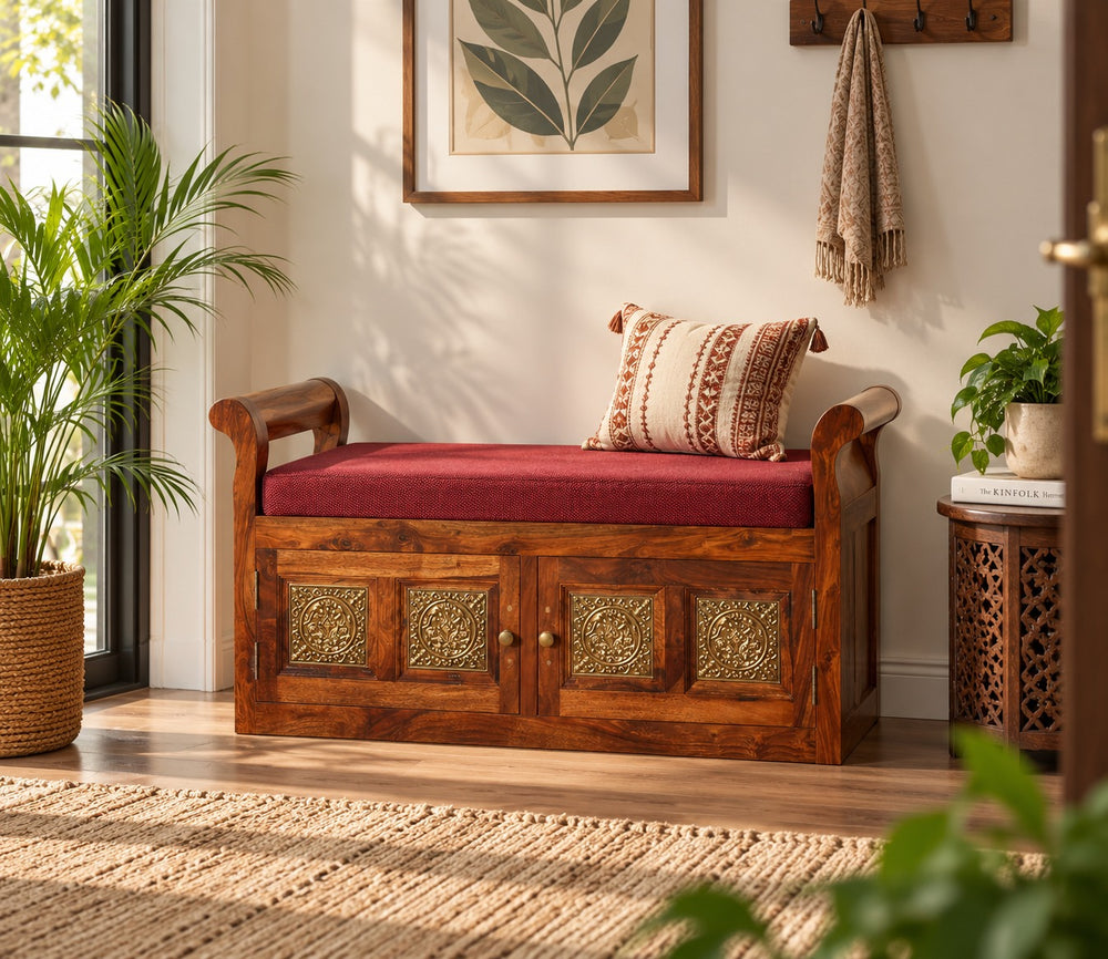 Wooden Storage Benches & Settees