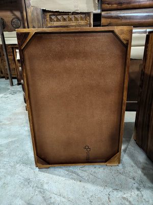Rajasthali Furniture Woodcrony Sheesham Wood Multipurpose Shoe Rack Cabinet for Home | Solid Wood Shoe Cabinet Storage | Eentrway | Rosewood Slipper Racks for Living Room - Medium, Honey Finish