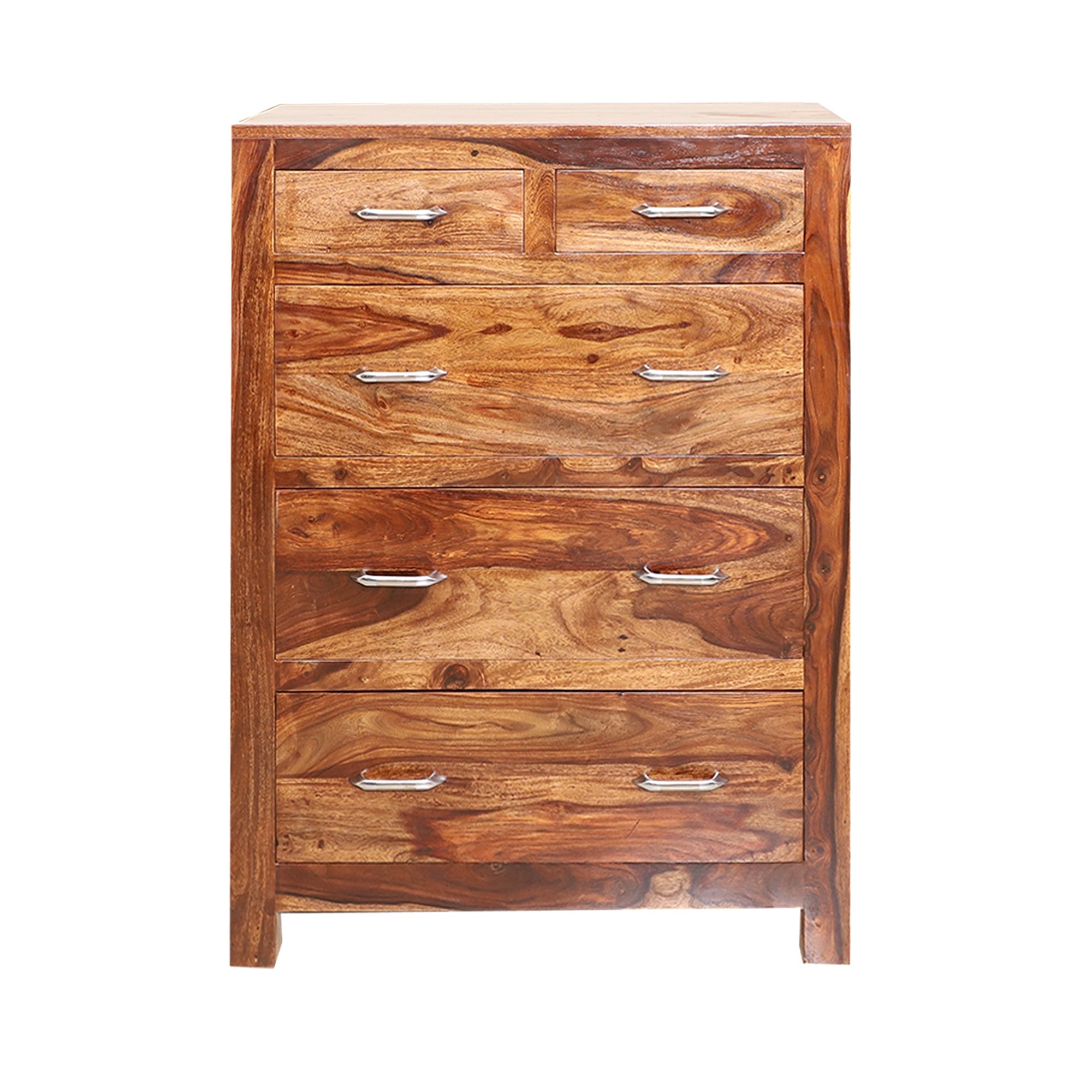 Paulo wooden Side Board Cabinet in Natural Finish - Rajasthali Furniture 