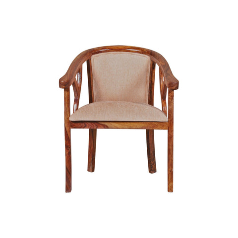 Aspen Solid Wood Lounge Bedroom Chair - Rajasthali Furniture 