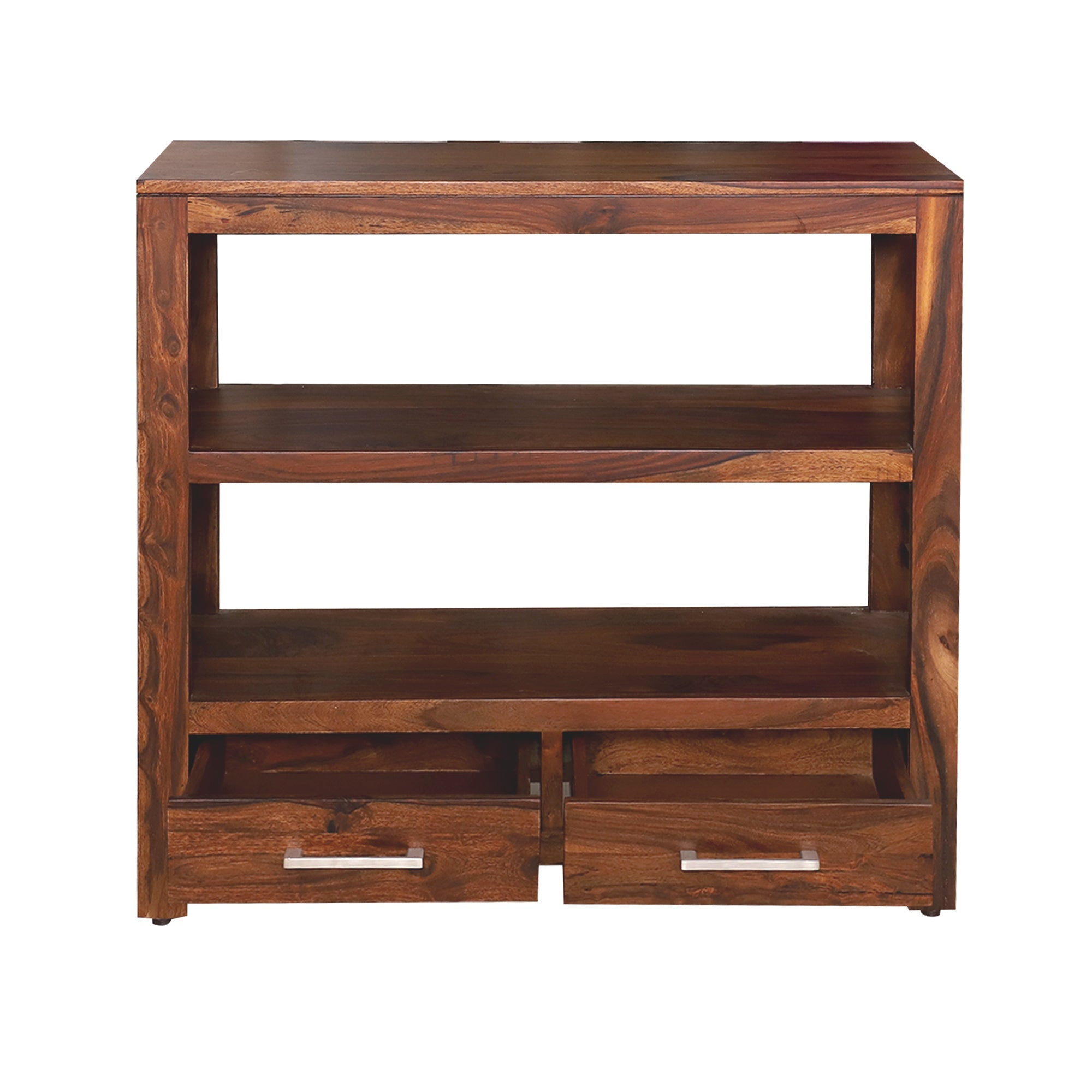 Baek Wooden Side Board with shelves - Rajasthali Furniture 