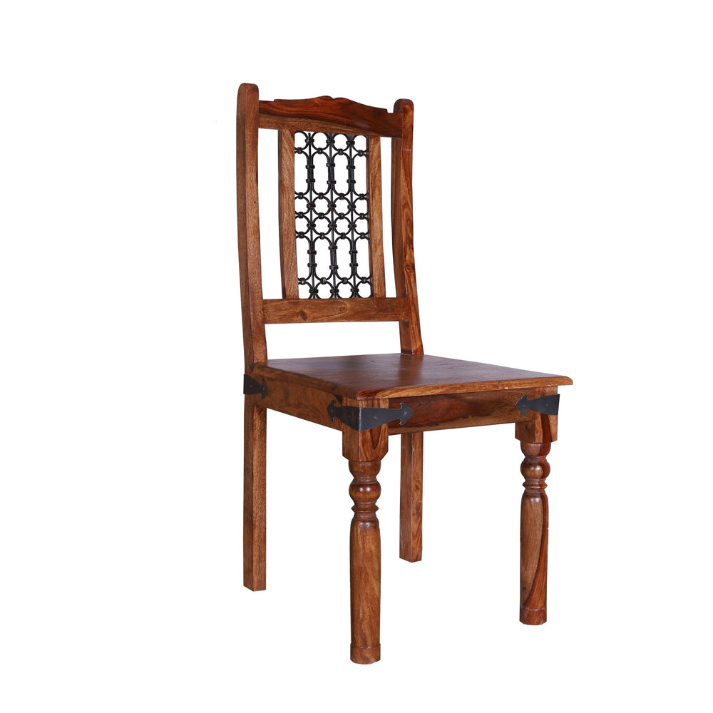 Wildomar Iron Jali Dining Chair Online