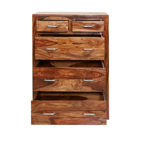 Paulo wooden Side Board Cabinet in Natural Finish - Rajasthali Furniture 