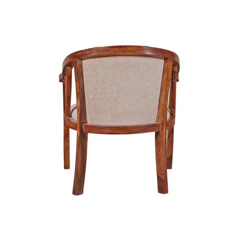 Aspen Solid Wood Lounge Bedroom Chair - Rajasthali Furniture 