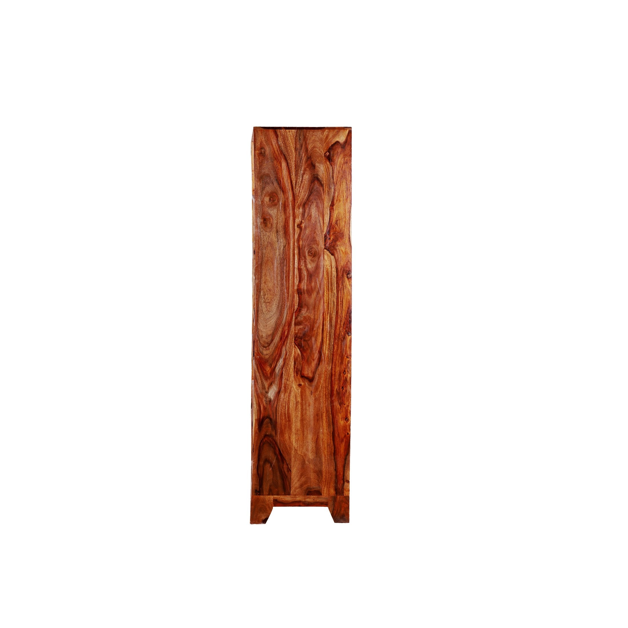 Bottlesfoard Solid Wood Book Shelf in Natural Finish - rajasthali-furniture