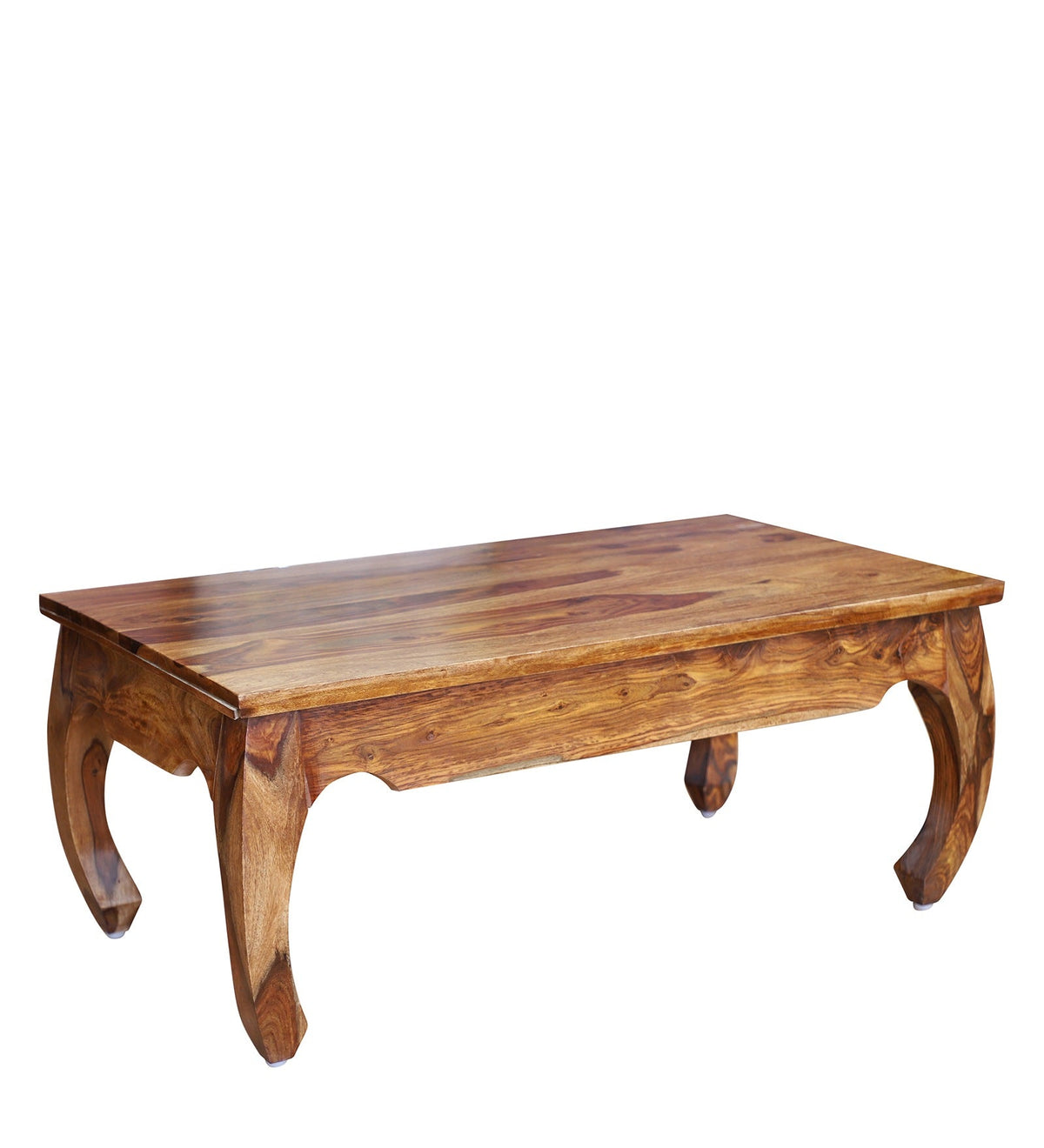 Eden Solid Wood Center Table in Honey Oak Finished Rajasthali Furniture - Rajasthali Furniture 