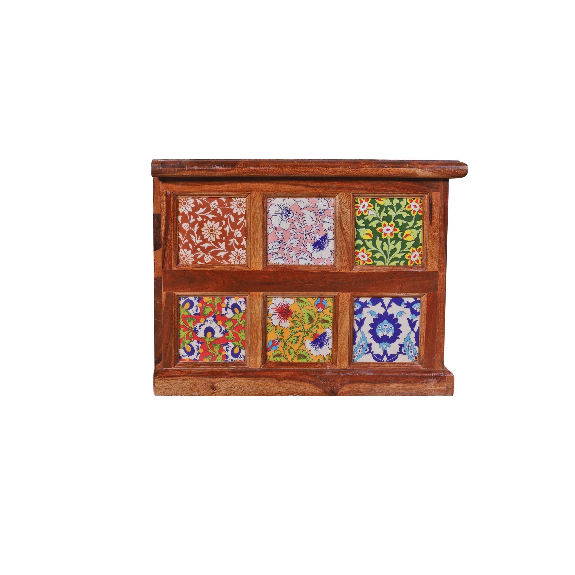 Glenns Ceremic Storge box cum Trunk - rajasthali-furniture