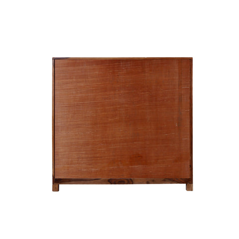 Haze Solid Wood Three Door Shoe Rack - rajasthali-furniture