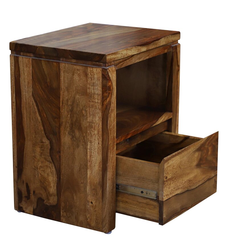 Solid Wood Bed Side Table