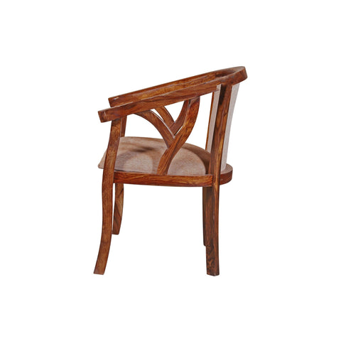 Aspen Solid Wood Lounge Bedroom Chair - Rajasthali Furniture 