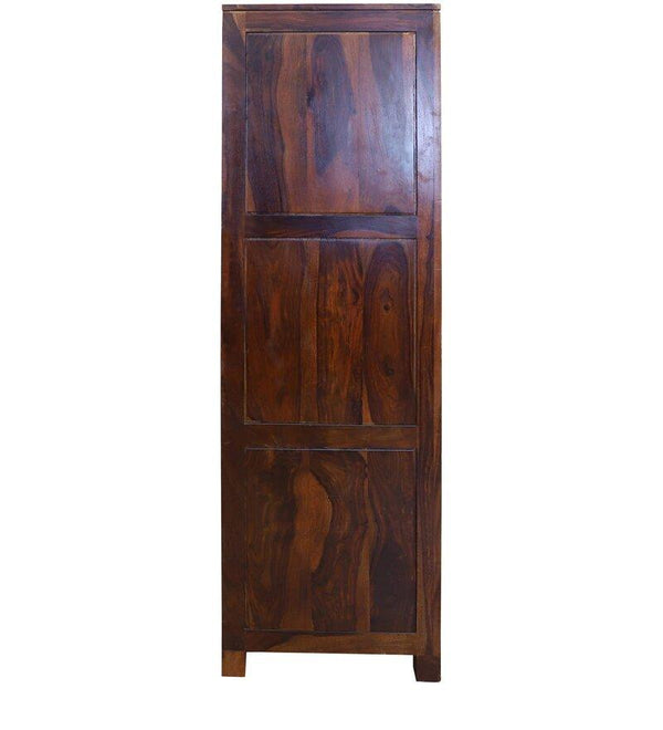 Arizona Solid Wood Two Door Almirah in Honey Oak Finished Rajasthali Furniture - Rajasthali Furniture 