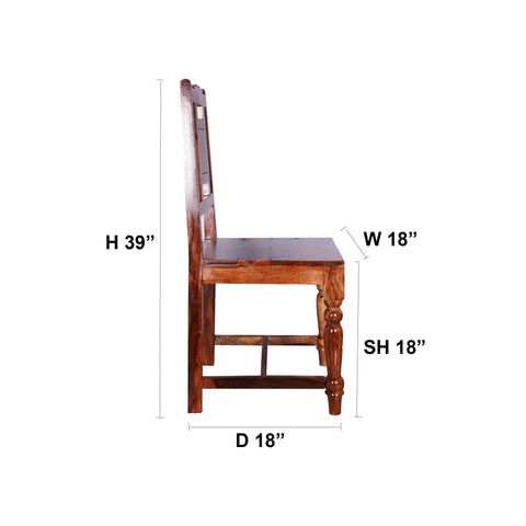 Gladsville Ceremic Dining Chair - rajasthali-furniture