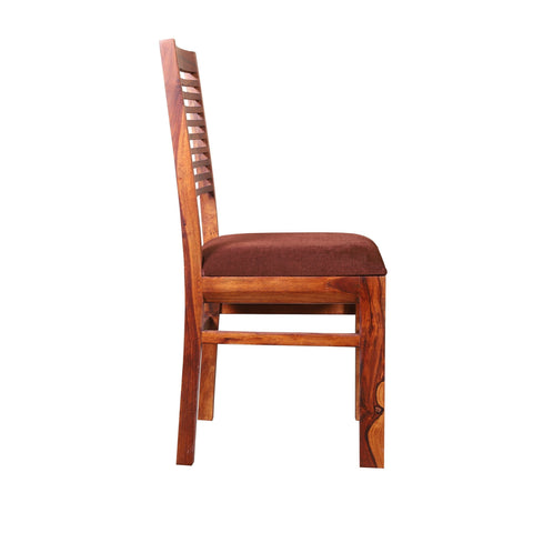 Silas Solid Wood Upholstery Dining Chair - rajasthali-furniture